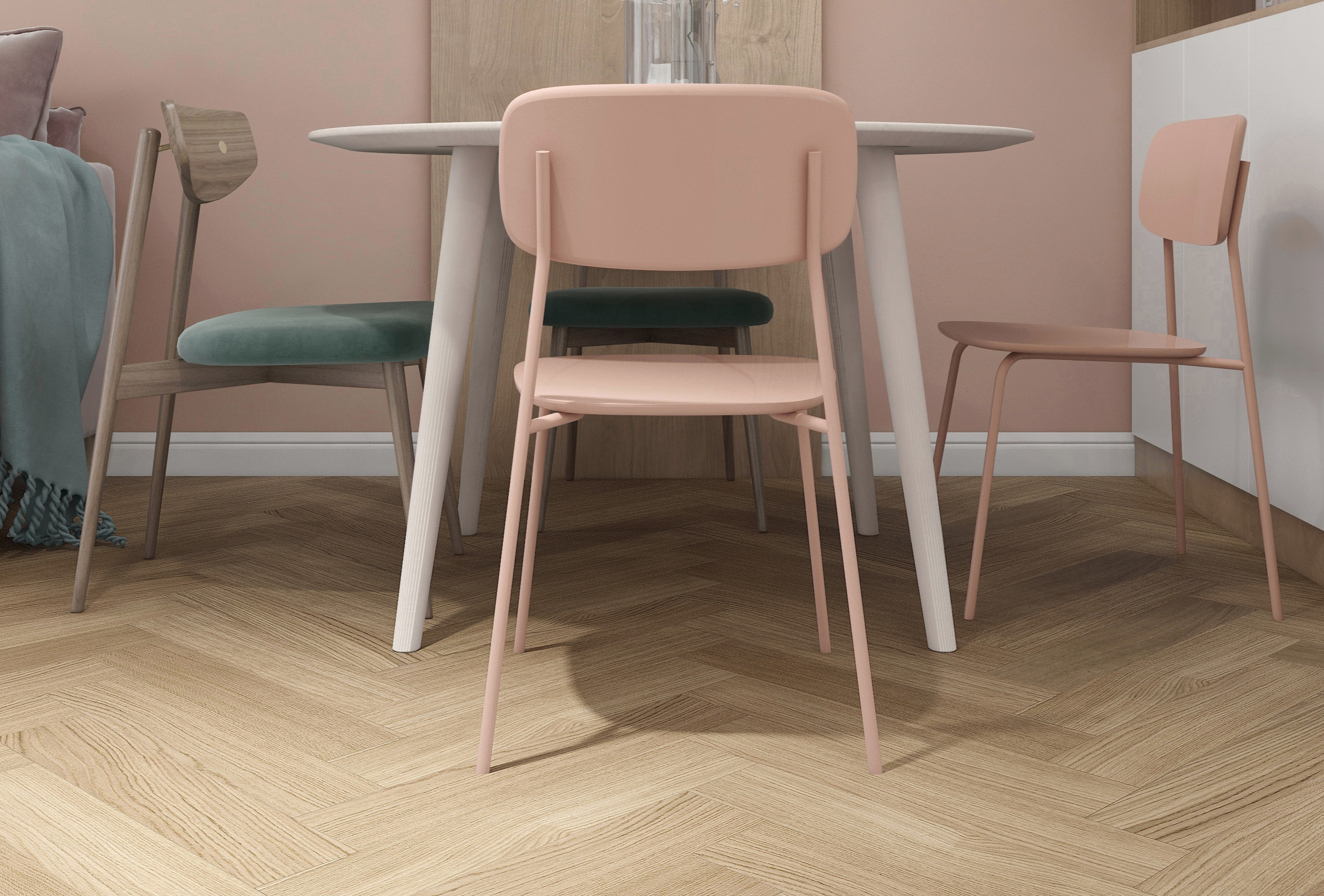 環保地板，讓健康更貼近生活 歐洲橡木人字拼